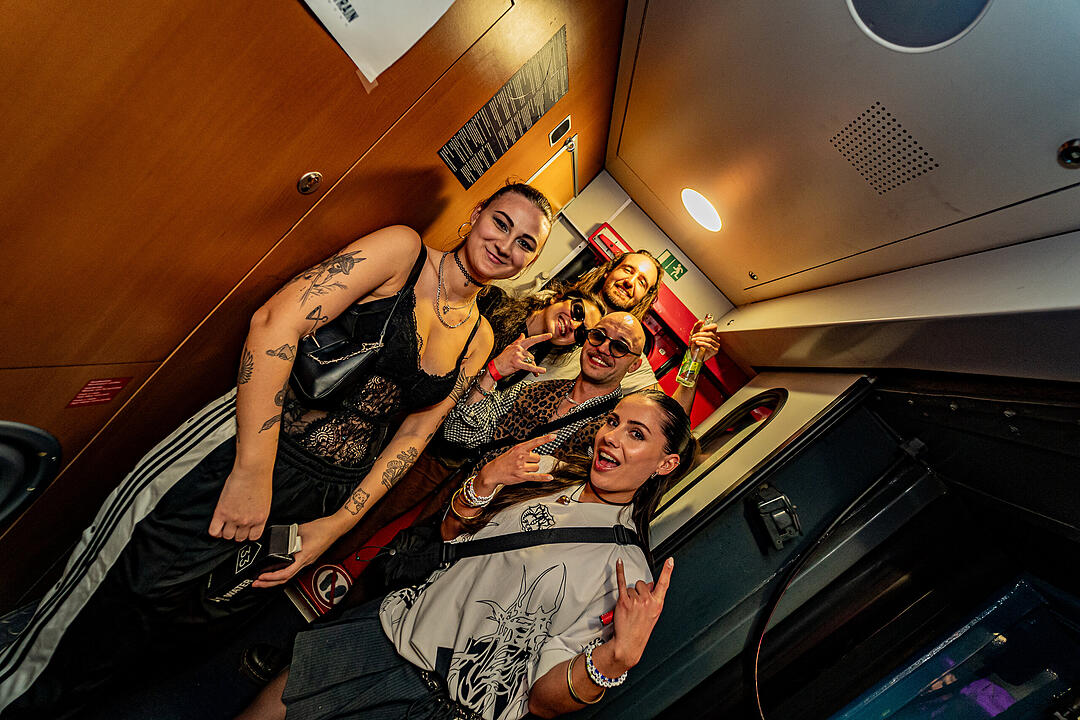 Die beste Party im Zug!