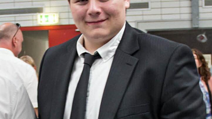 Matthias wog 130 Kilos.Foto: privat