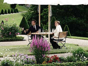 Treffen Merkel und Macron