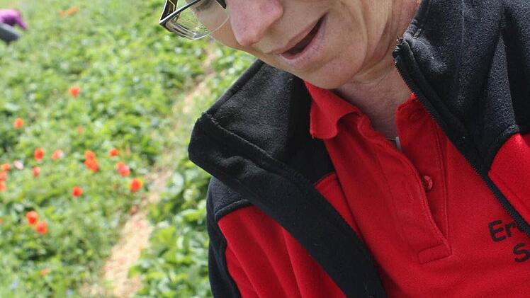 Gabriele Schuster isst immer noch leidenschaftlich gern Erdbeeren.