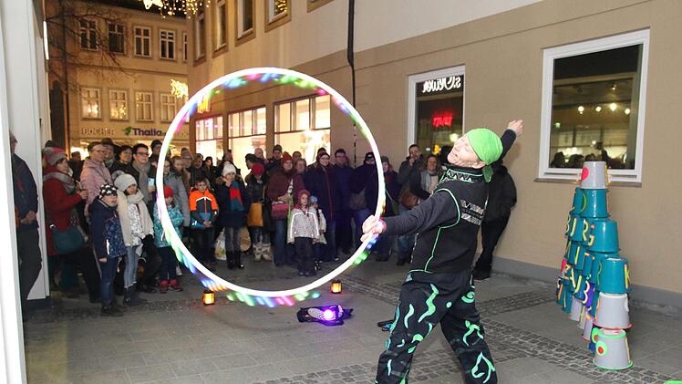 Viele Aktionen sorgten für vorweihnachtliche Stimmung in der Stadt.Michael Stelzner