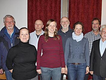 Diese Mannschaft des BN-Kreisverbandes Haßberge trägt für die kommenden vier Jahre Verantwortung (von links): Jörg Röder, Barbara Ullmann, Zweiter Vorsitzender Andreas Kiraly, Schriftführerin Karin Thaumüller, Ludwig Rehm, Daniela Berninger, Harald Amon, Vorsitzender Dr. Klaus Mandery und Anton Bäuerlein. Es fehlen Kassierer Andreas Einwag und Andrea Zech.  Foto: Helmut Will