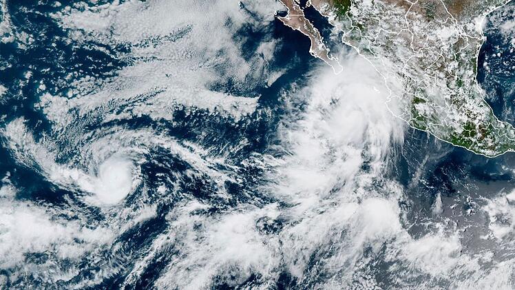 Hurrikan «Lorena» in Richtung Urlaubsregion in Mexiko