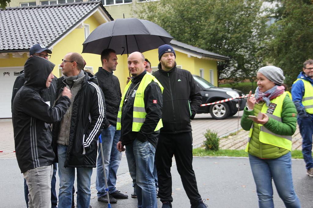 Protest gegen Treffen der "Alternativen Mitte" in Tettau