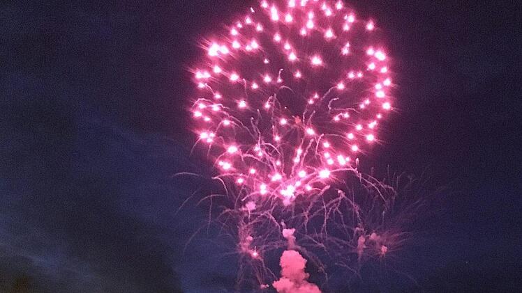 Eindrücke vom Rakoczy-Feuerwerk. Foto: Ralf Ruppert