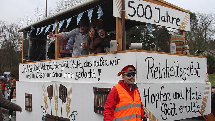 Ein Hoch auf das Reinheitsgebot kam vom FCKW Weisbrunn. Foto: Günther Geiling