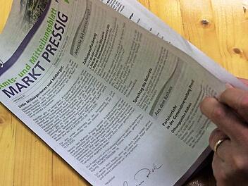 Welche Wahlwerbung darf auf welche Weise ins Gemeindeblatt? Foto: Cindy Dötschel