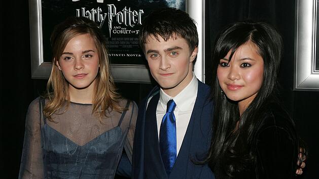 An der Seite von Emma Watson (links) und Daniel Radcliffe wurde Katie Leung dank der "Harry Potter"-Filmreihe weltber&uuml;hmt.