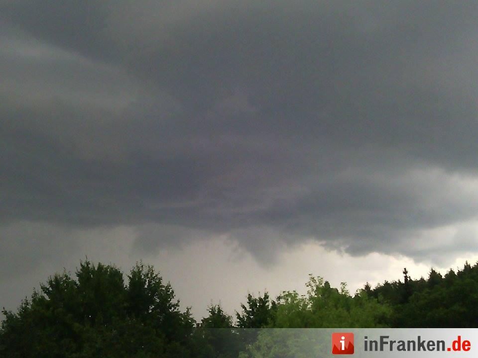 Gewitter in Franken am Mittwoch