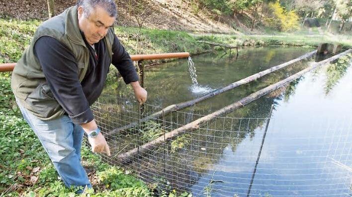 Martin Maschke ist Fischotterberater in Niederbayern. Mit Zäunen will er Fischotter von Teichen fernhalten. Auch in Oberfranken soll dieser Tage ein solcher Berater eingesetzt werden. Symbolfoto: Armin Weigel/dpa