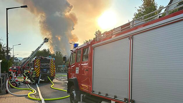 Dachstuhlbrand in Eckental-Forth