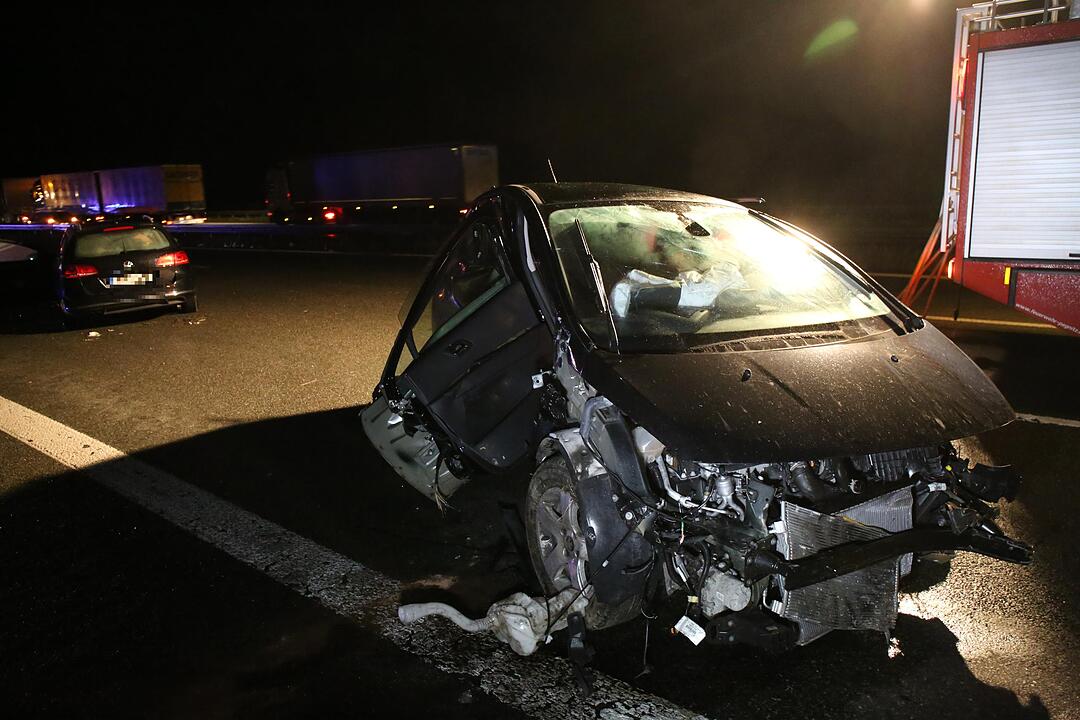 Kettenreaktion auf der A9: vier Menschen verletzt