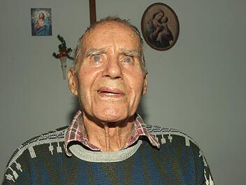 Felix Wetterich feiert am Montag, 12. Dezember, in seinem Heimatort Rottershausen seinen 90. Geburtstag.  Foto: Stefan Geiger