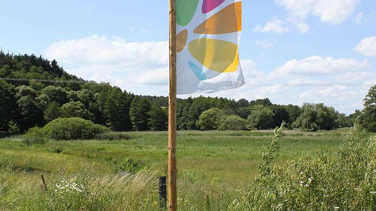Gartenschaufahne im Aurachtal