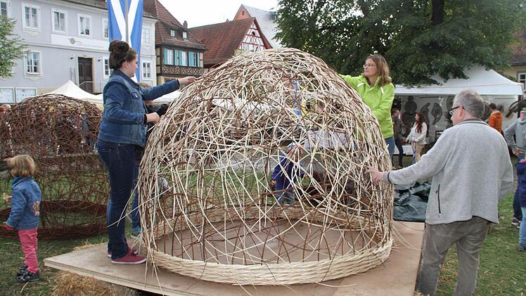 Die Mitmachaktion sprach große und kleine Besucher an.  Foto: Gerda Völk