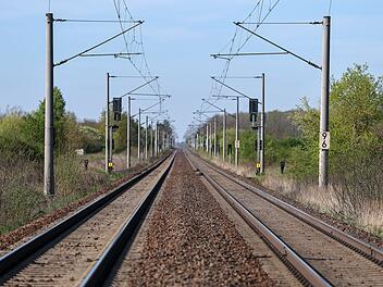 Bahnstrecke bei Leipzig