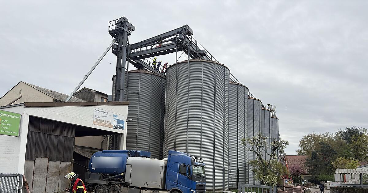 Wiesentheid: Death in grain silo - | Rescue workers describe operation