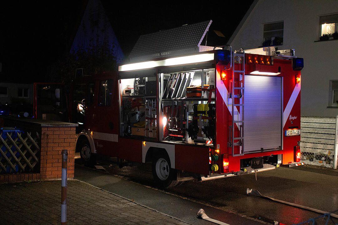 Feuerwehr-Einsatz nach Verpuffung in privater Sauna
