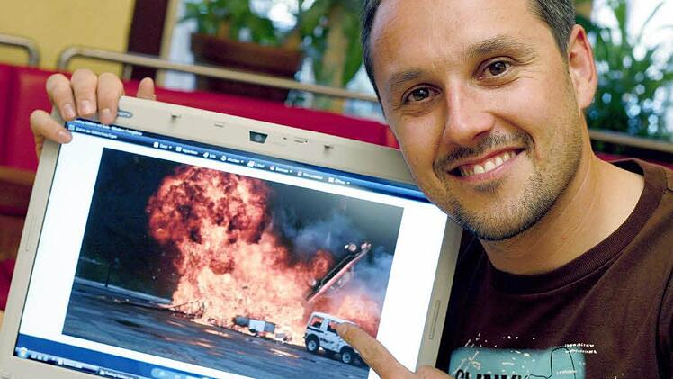 Der Nürnberger Matthias Schendel, der mit seinem spektakuläre Stunts für die Fernsehsendung "Galileo" bekannt wurde, wird Gast bei der Motorradsternfahrt sein. Foto: Archiv/dpa