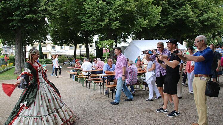 Fotomotive gab es ohne Ende im Kurgarten. Fotos: Heike Beudert