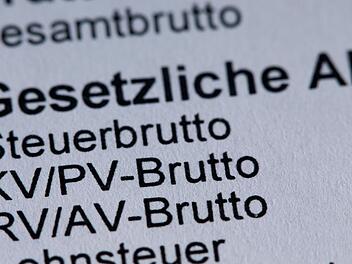 Abzug durch Sozialbeiträge