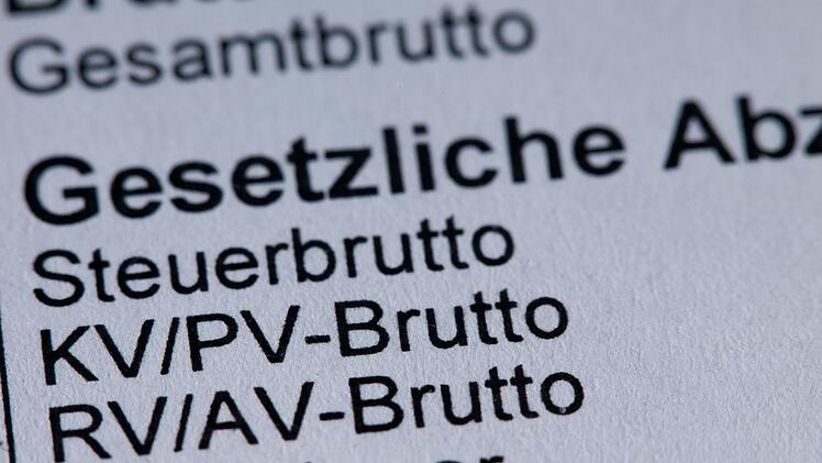 Abzug durch Sozialbeiträge