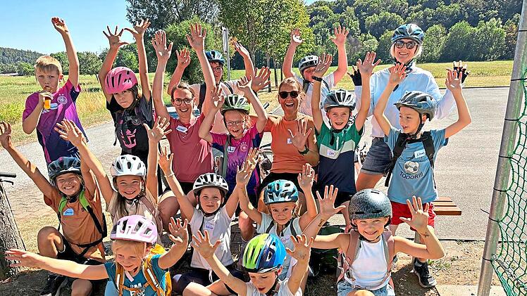Viel Spa&szlig; hatten die Kids beim Ferientag mit dem TSV Wollbach.Julia Kirchner