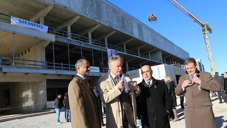 Richtfest für Siemens-Bürogebäude. Foto: Barbara Herbst