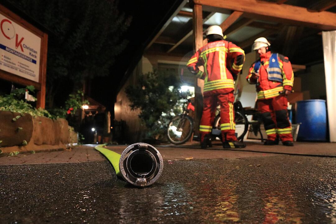 Unwetter über dem Kreis Bamberg: Starkregen führt zu Überschwemmungen