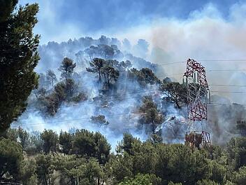 Flächenbrand in Frankreich