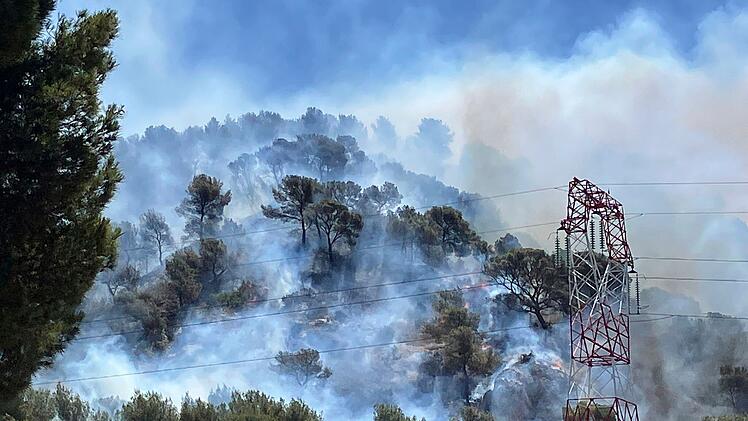 Flächenbrand in Frankreich