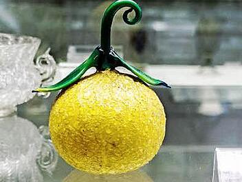 Orange aus Eisglas (Venedig, 18. Jahrhundert) Foto: Jochen Berger