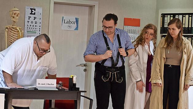 In der Arztpraxis ist immer was los.