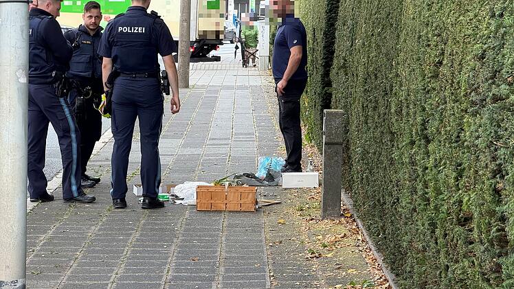Verd&auml;chtiges Paket in N&uuml;rnberg