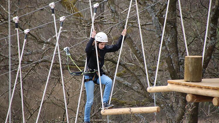 Eindrücke aus dem Hochseilgarten. Foto: Ralf Ruppert