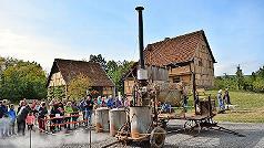 Die Kartoffeldämpfkolonne ist am 22.9. in Aktion zu erleben.