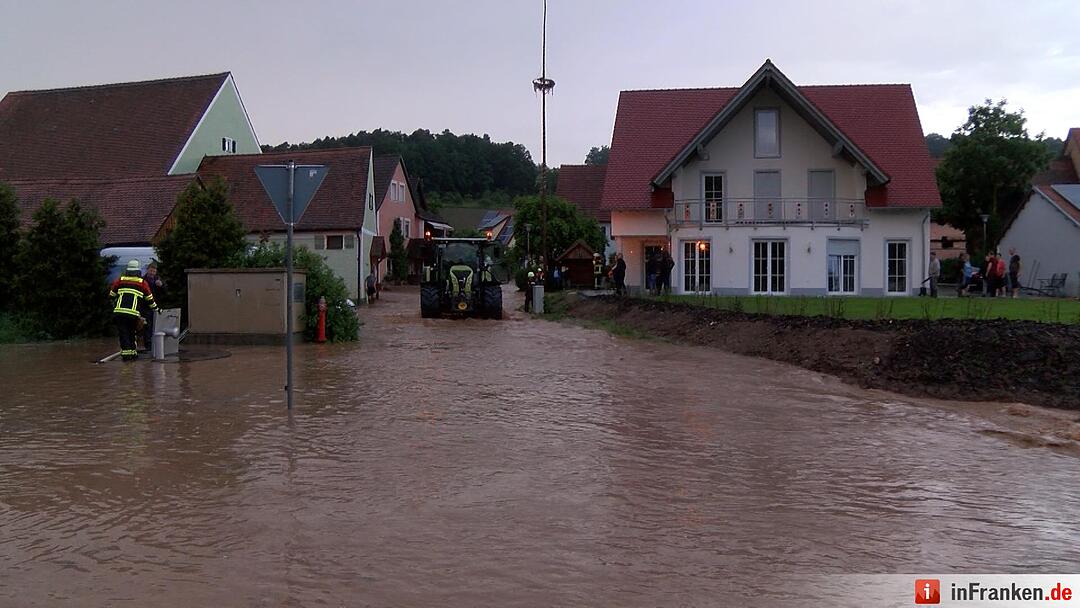 Unwetter in Frankendorf