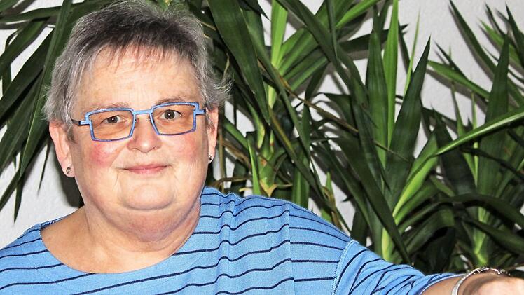 Stellvertretende BRK-Kreisvorsitzender Birgit Hufenbeck-Liebich in ihrem Haus in Burgkunstadt