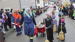 Großer Faschingsumzug  zum Stadtsteinacher Marktplatz