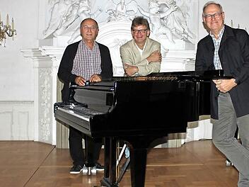 Hans Jürgen Schedel, Achim Melzer und Matthias Krug (v.l.) vom Verein "Kammermusik auf Banz" freuen sich auf die 25. Spielzeit. Foto: R. Popp