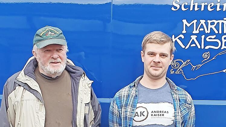 Martin Schneider übergibt die Schreinerei an Sohn Andreas.