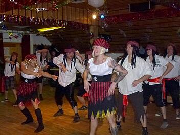 Die Aascher Piraten waren nicht nur schön anzusehen.  Foto: p