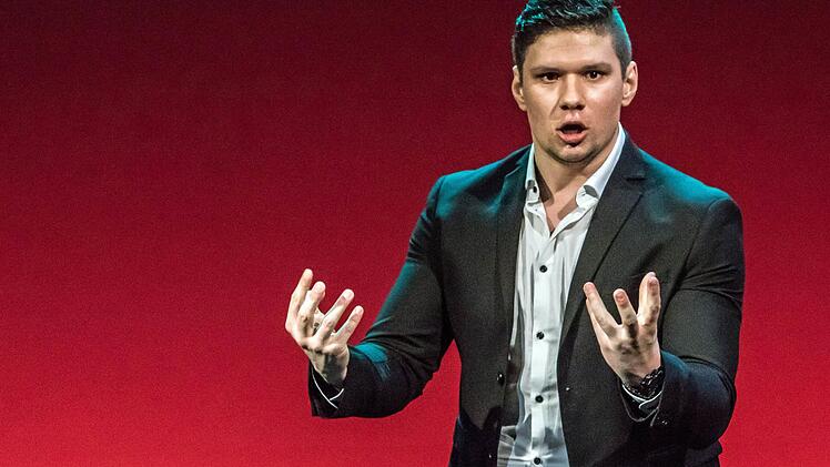 Jiri Rajnis bei seinem Auftritt in der ReithalleFoto: Jochen Berger