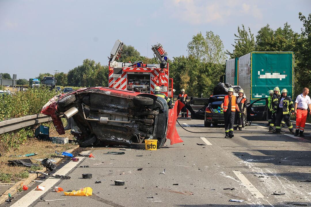 A70 bei Viereth: Kollision im Feierabendverkehr