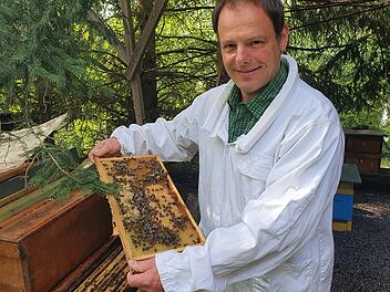 Honigernte in der Rhön