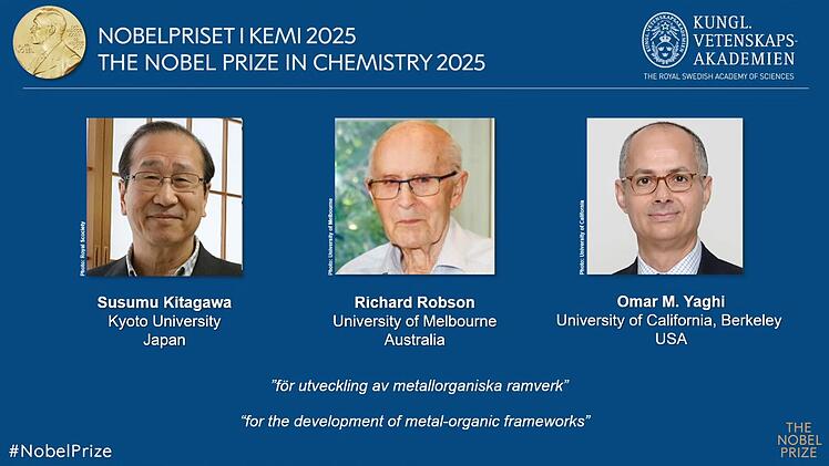 Nobelpreise 2025 - Chemie