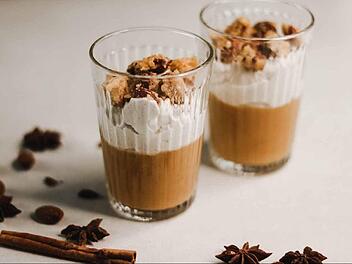 Apfelmus-Dessert