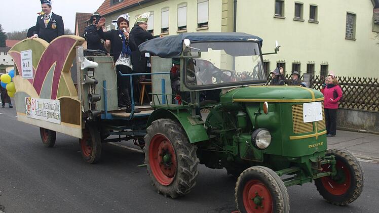 Impressionen vom Faschingszug in Ebenhausen 2016 Foto: Stefan Geiger