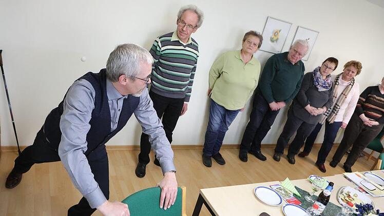 Gruppentherapie bei der Schlaganfall-Selbsthilfegruppe KulmbachBarbara Herbst