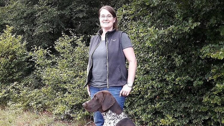 Franziska Partenhauser ist die Revierleiterin in Thundorf und somit zuständig für das an Eichen reichste Revier des Forstbetriebs Arnstein.